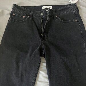 Curve Love Low Rise Baggy Jean Black